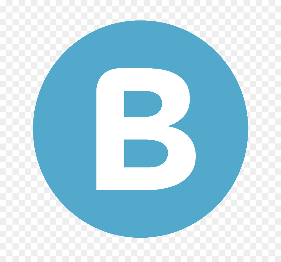 Lettre B，Bleu PNG