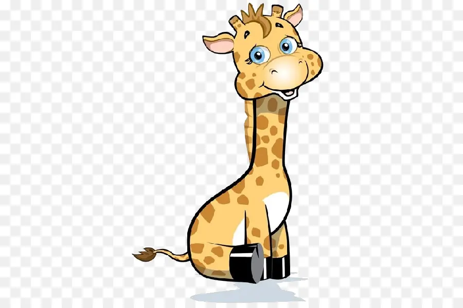 Girafe De Dessin Animé，Mignon PNG