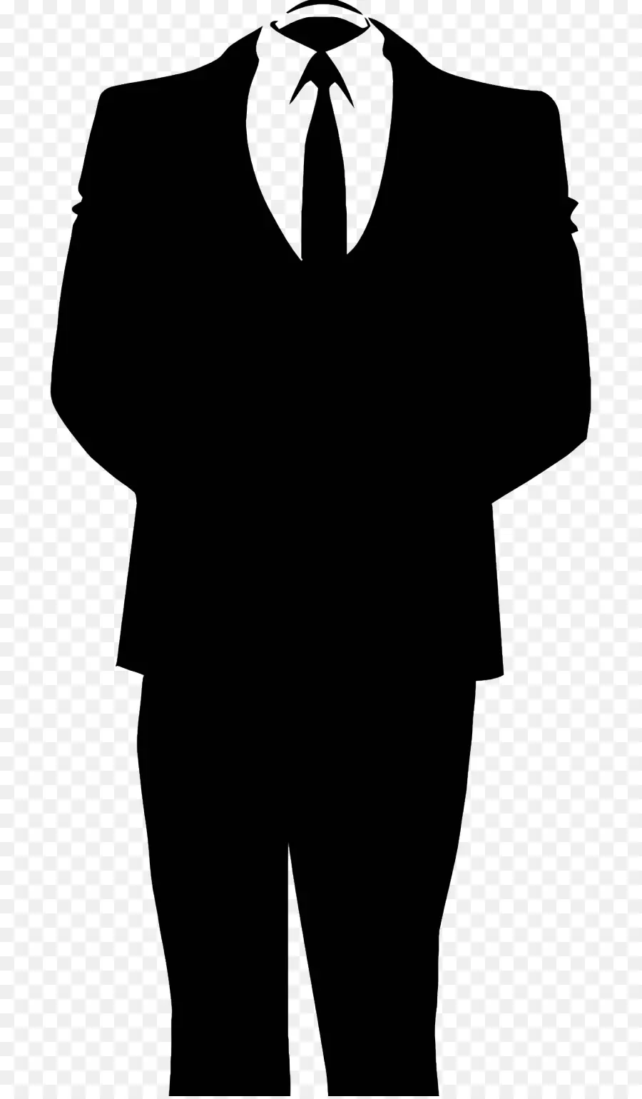 Silhouette D'homme D'affaires，Costume PNG