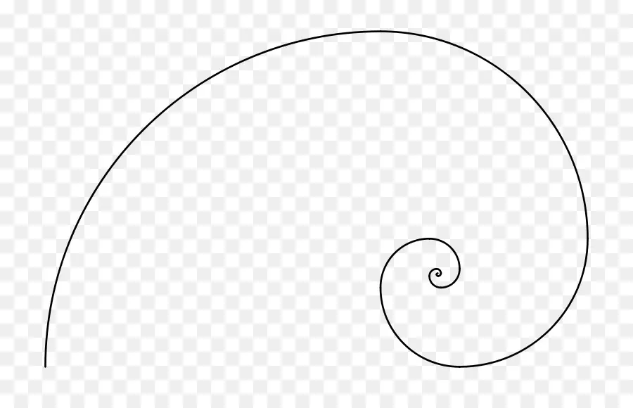 Numéro De Fibonacci，Spirale Dorée PNG