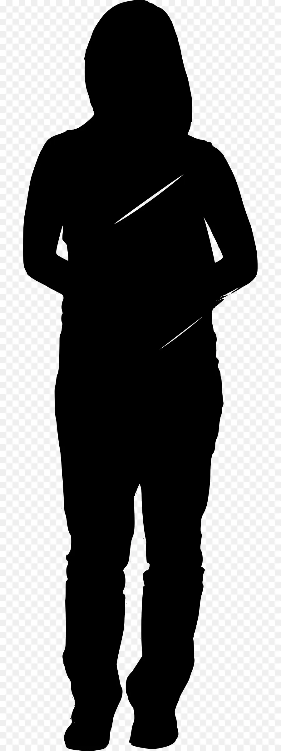 Silhouette D'une Personne，Personne PNG