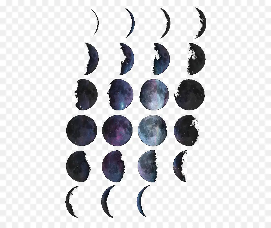 Phases De La Lune，Lunaire PNG