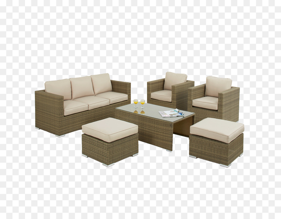 Ensemble De Mobilier D'extérieur，Canapé PNG