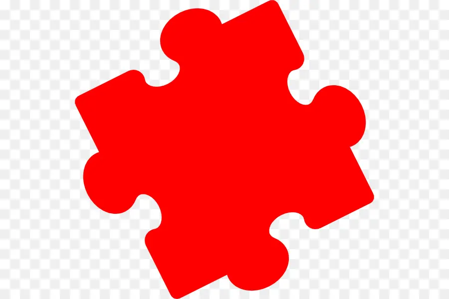 Pièce De Puzzle Rouge，Puzzle PNG