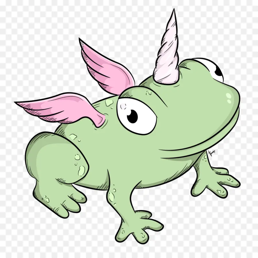 Grenouille Licorne，Fantaisie PNG