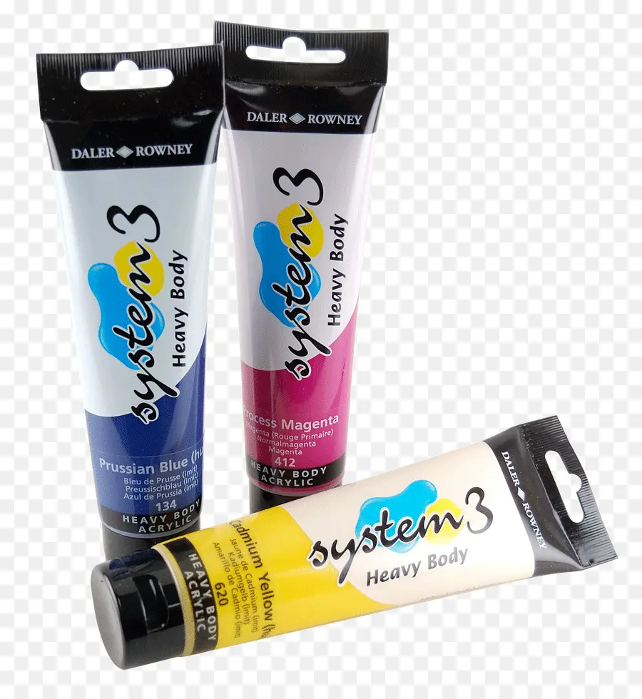 Tubes De Peinture Acrylique，Peinture PNG