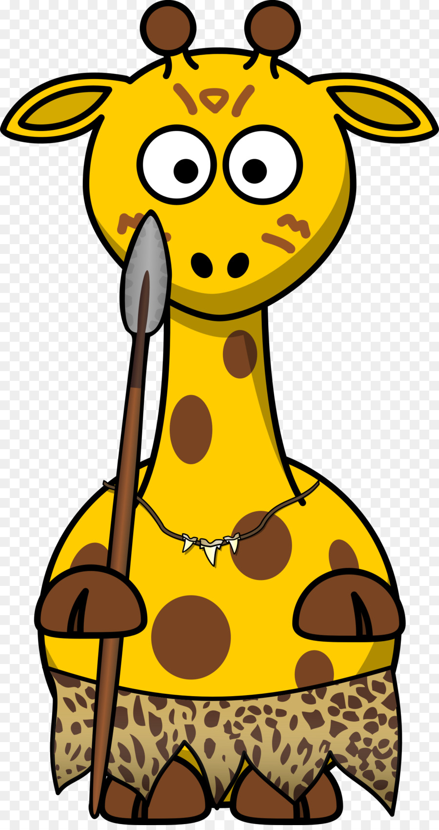 Girafe De Dessin Animé，Lance PNG