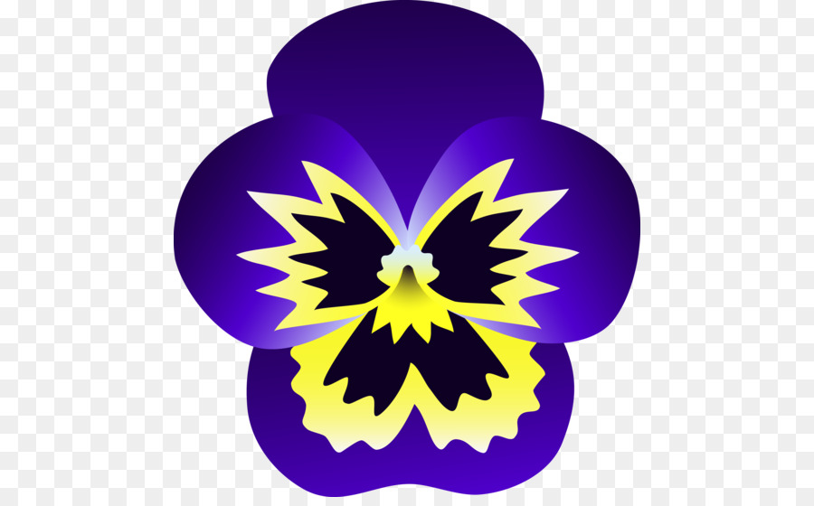 Fleur De Pensée，Violet PNG