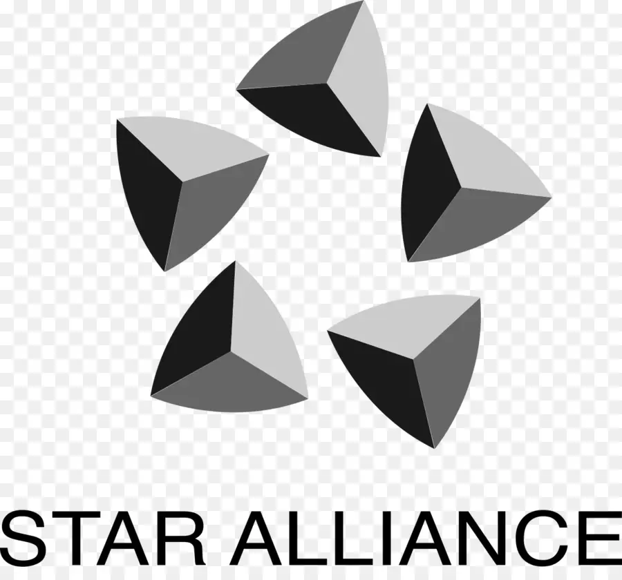 Logo Star Alliance，Compagnie Aérienne PNG