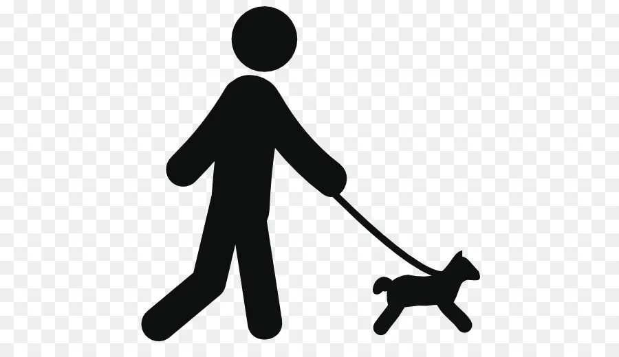 Personne Promenant Un Chien，Animal De Compagnie PNG