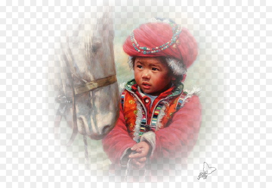 Enfant，Cheval PNG