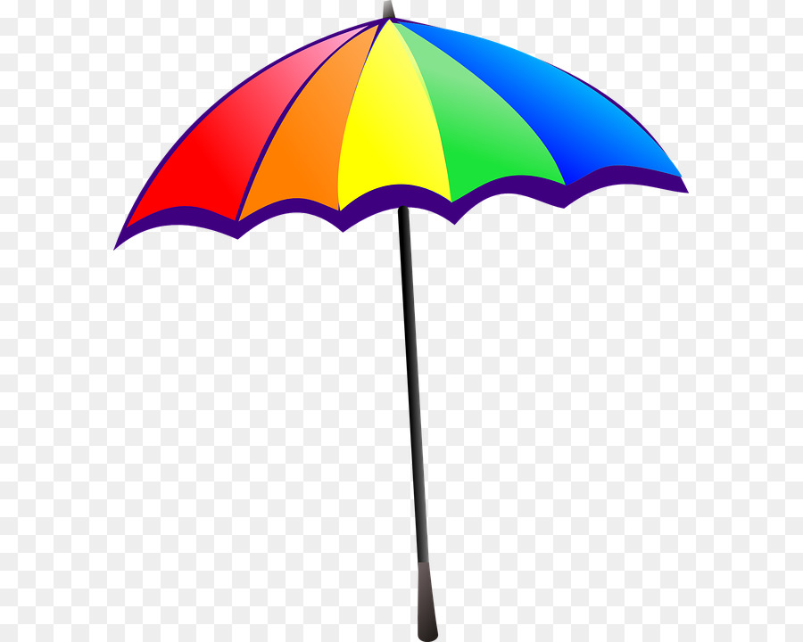 Parapluie Rayé，Pluie PNG