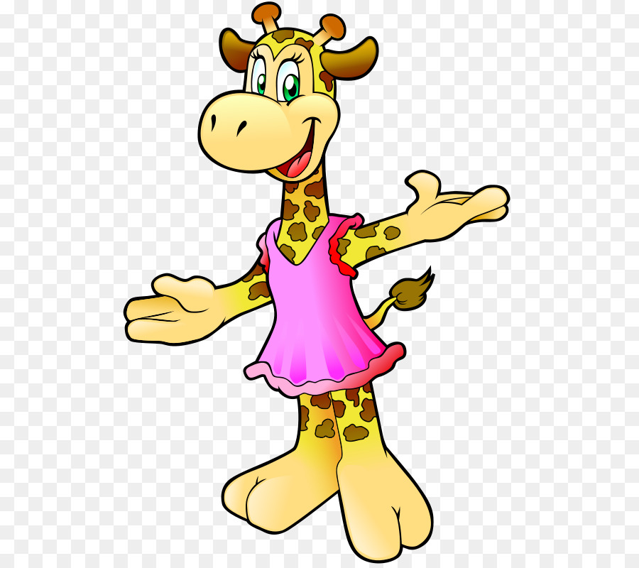 Girafe De Dessin Animé，Animal PNG