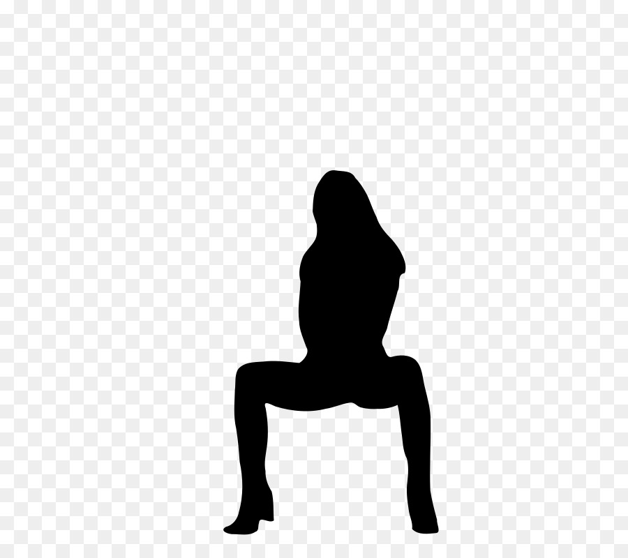 Silhouette D'une Femme，Pose PNG