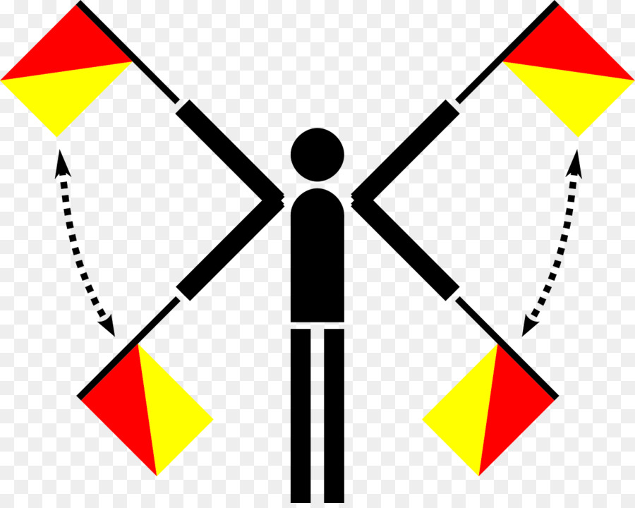 Sémaphore，Drapeaux PNG