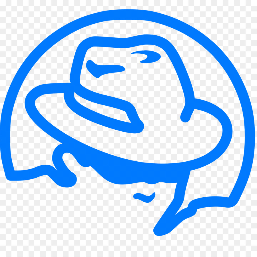 Logo Du Chapeau，Bleu PNG