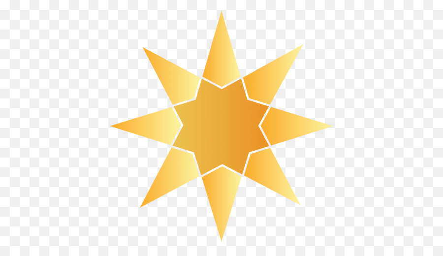 étoile，Chaîne Polygonale PNG