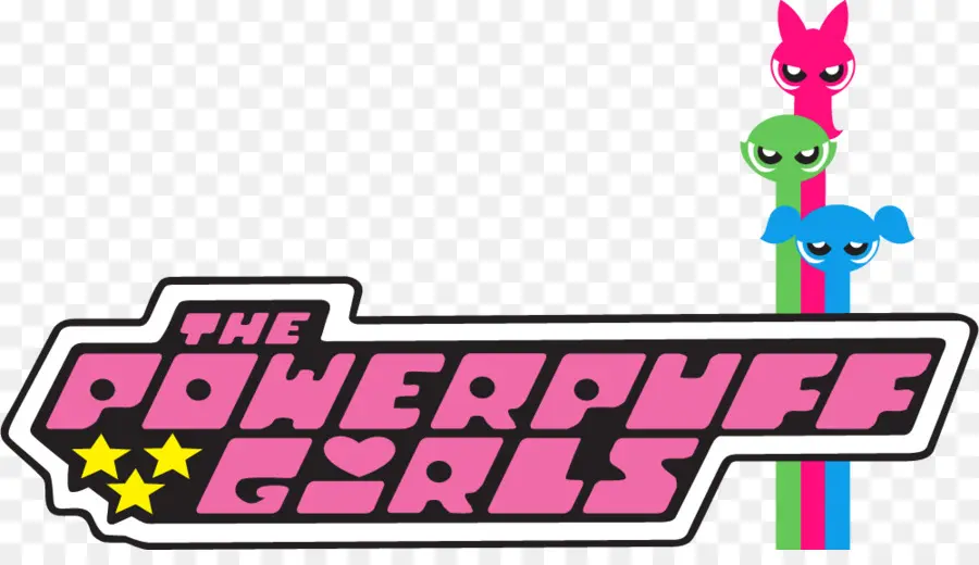 Logo Des Powerpuff Girls，Dessin Animé PNG