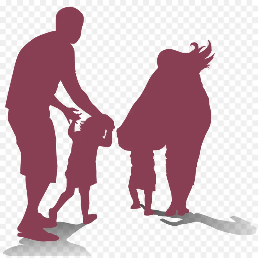 Famille Silhouette，Famille PNG