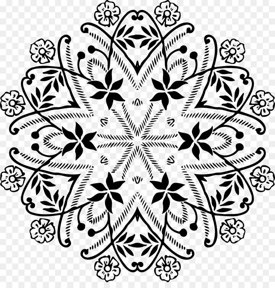 Mandalas，Floral PNG