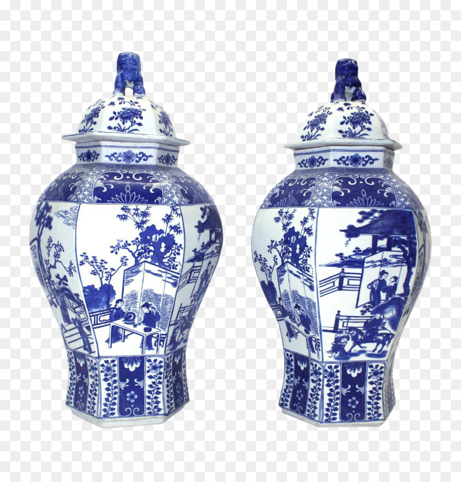 Bleu Et Blanc De La Poterie，Porcelaine PNG