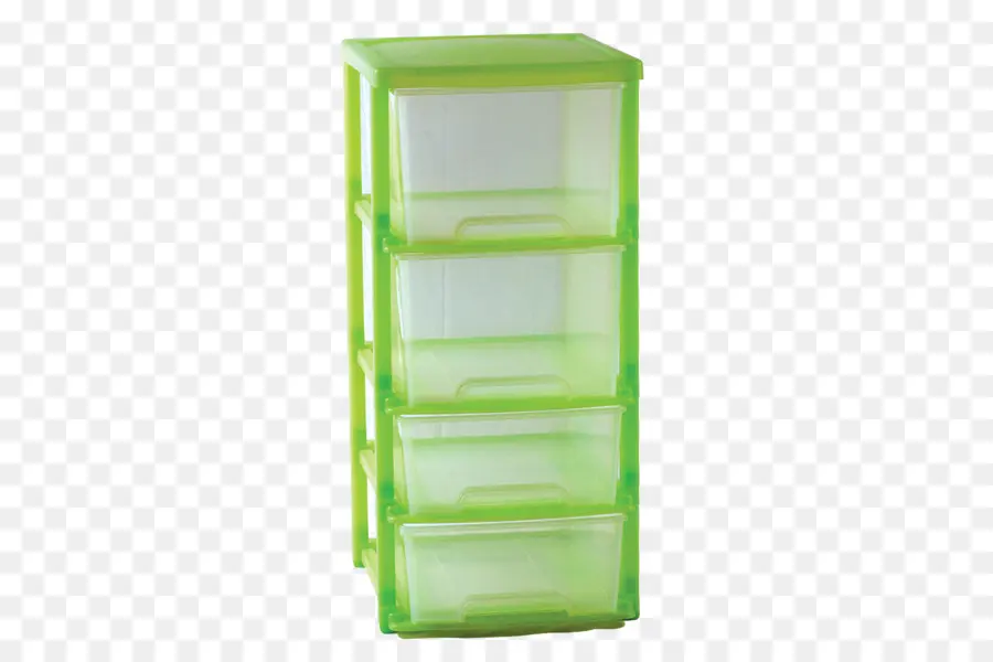 Tiroirs De Rangement Verts，Plastique PNG