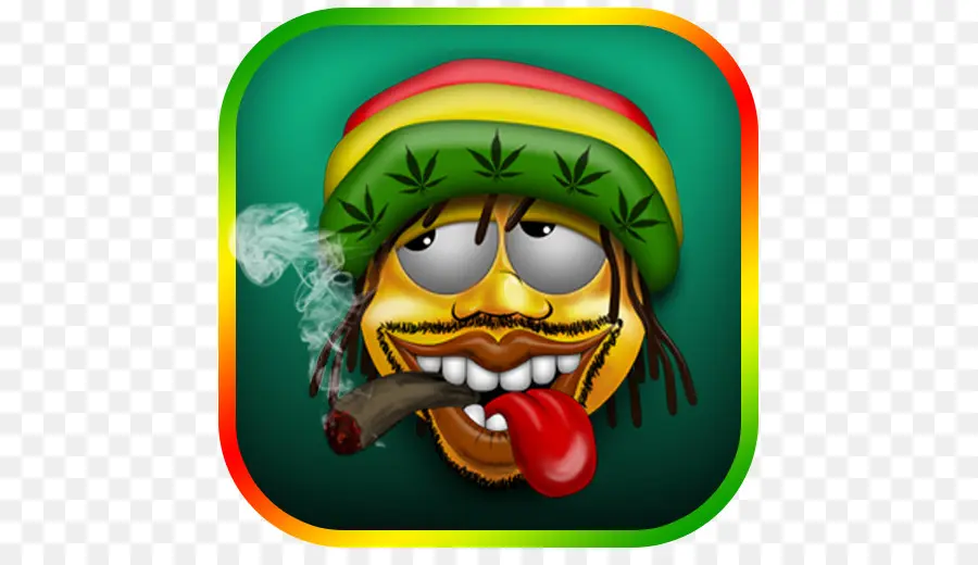 Emoji Rasta，Fumée PNG