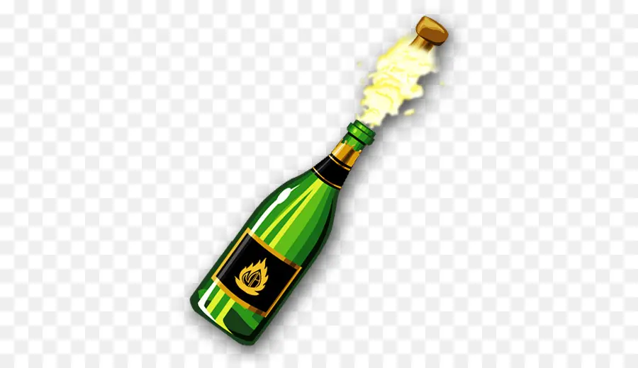 Bouteille De Champagne，Célébration PNG