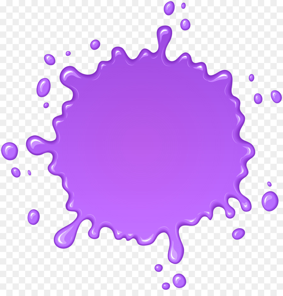 Éclaboussure Violette，Peinture PNG