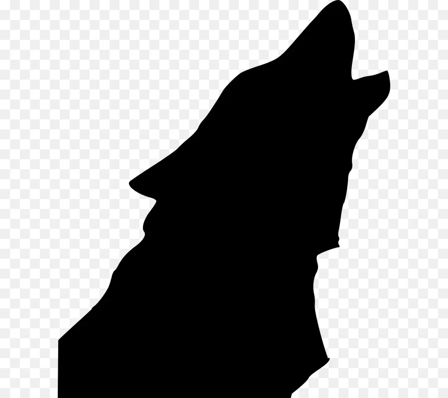 Loup Hurlant，Silhouette PNG