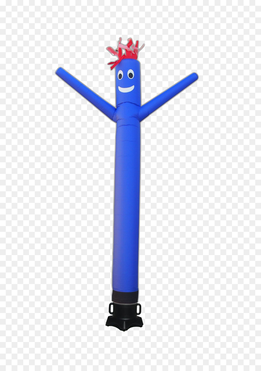 Homme Gonflable En Tube，Bleu PNG