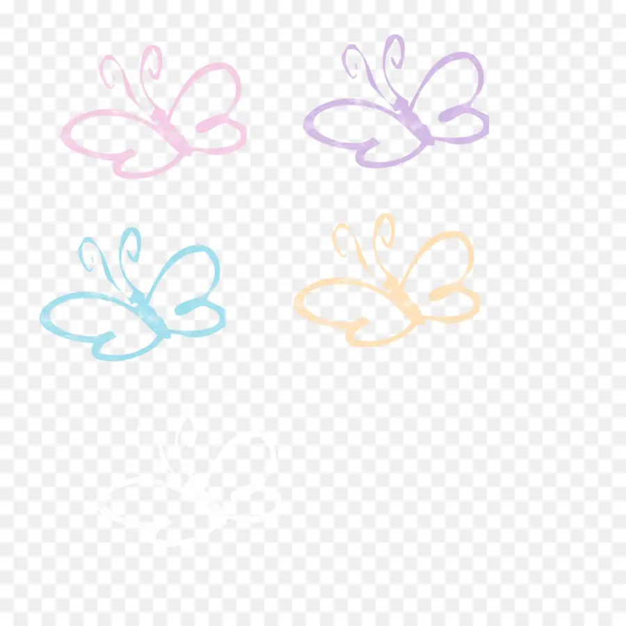 Papillons，Coloré PNG