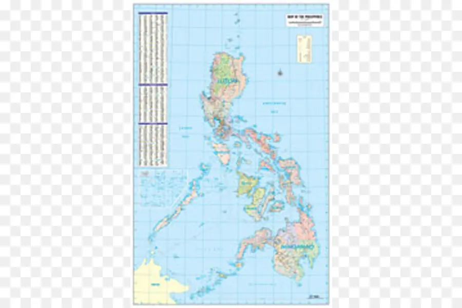 Carte Des Philippines，Îles PNG