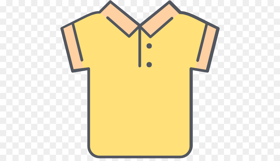 T Shirt，Jaune PNG