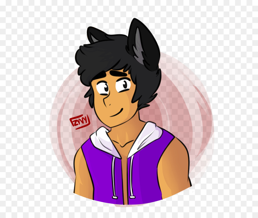 Personnage De Dessin Animé Avec Oreilles De Loup，Oreilles De Loup PNG