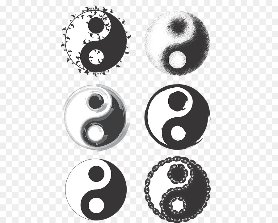 Symboles Yin Yang，équilibre PNG