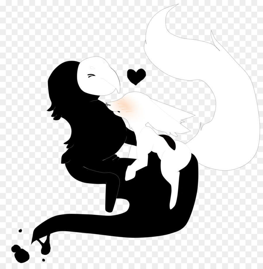 Silhouette，Dessin Animé PNG