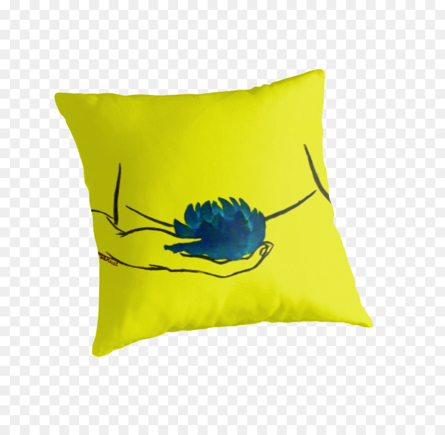 Oreiller Jaune，Coussin PNG