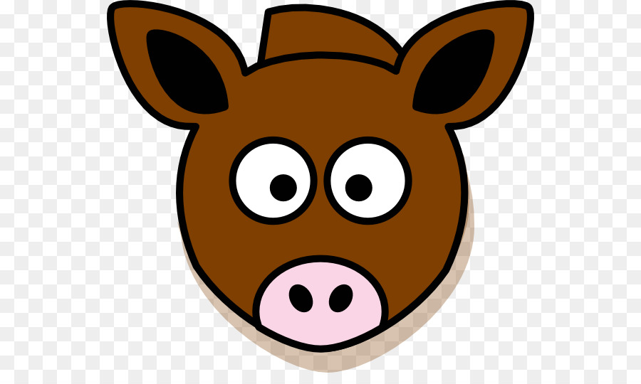 Visage De Cochon，Dessin Animé PNG