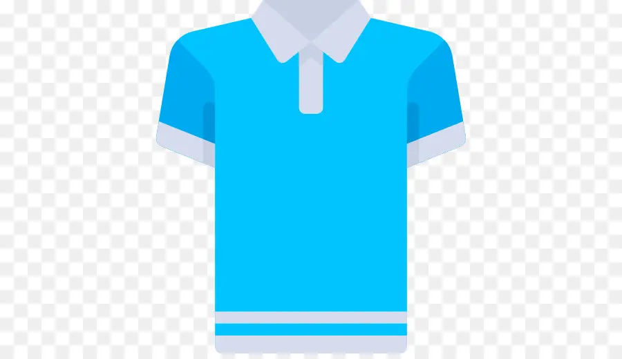 Polo Bleu，Chemise Polo PNG