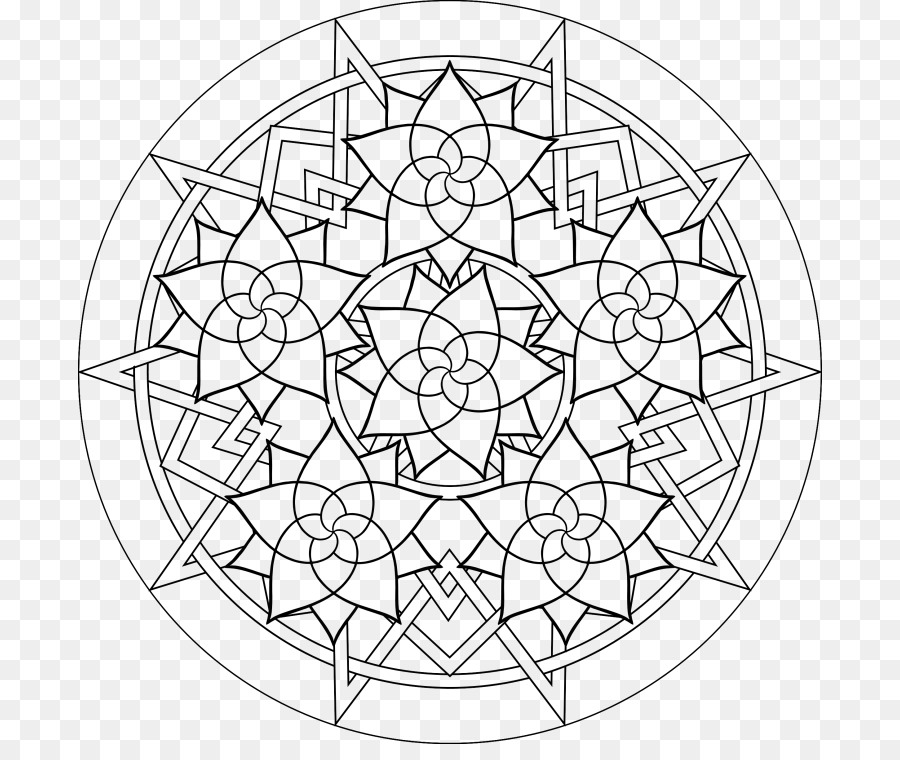 Mandala，Livre De Coloriage PNG