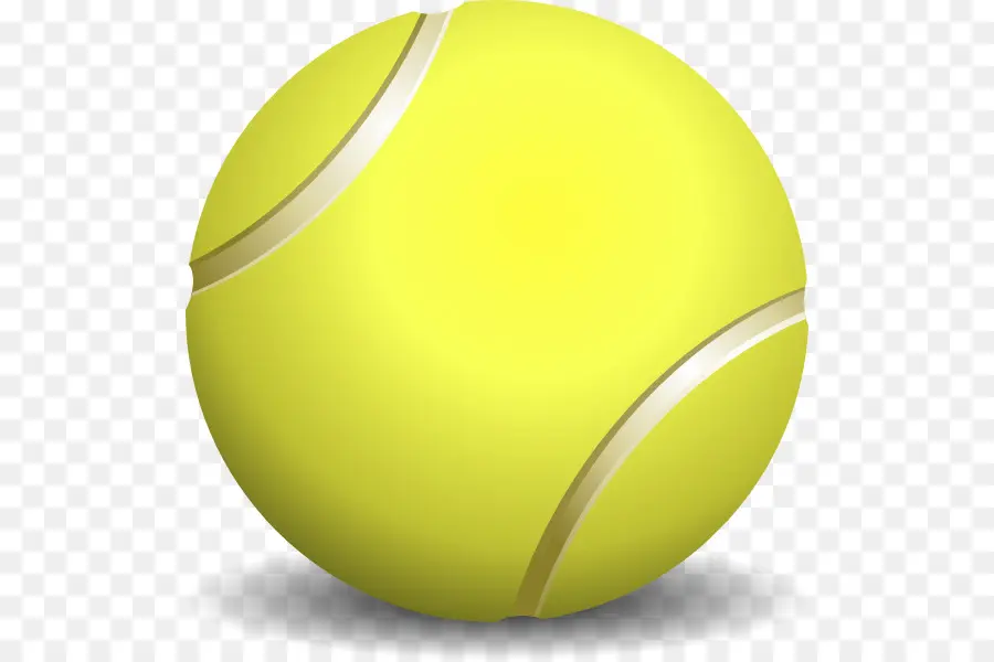 Balle De Tennis，Jaune PNG