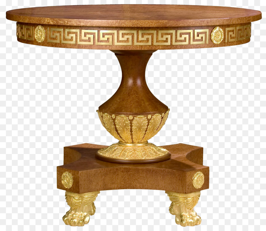 Table Ronde，En Bois PNG