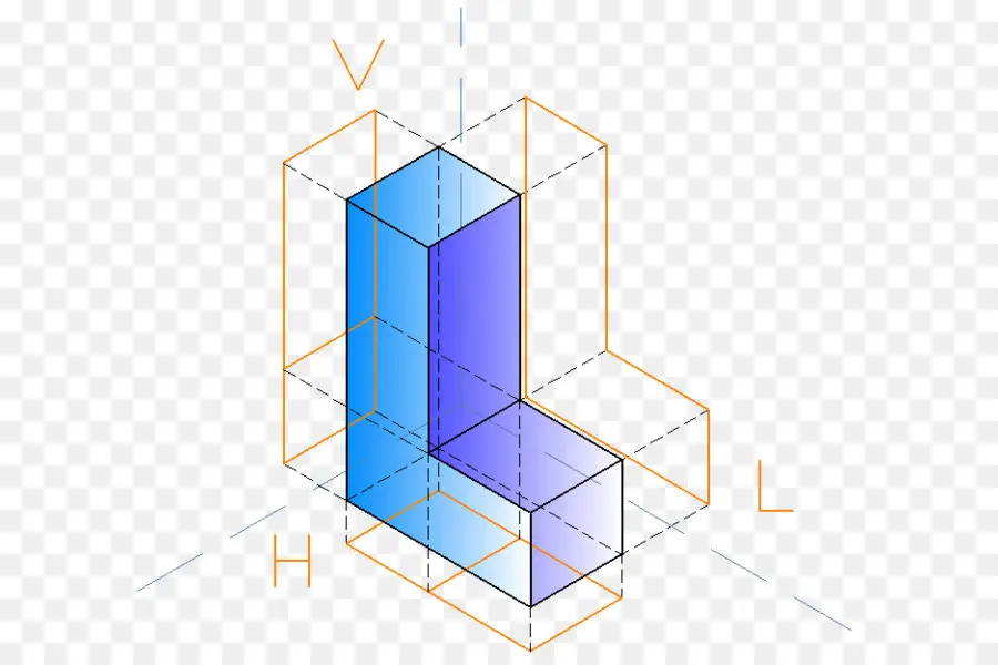 Forme 3d，Isométrique PNG