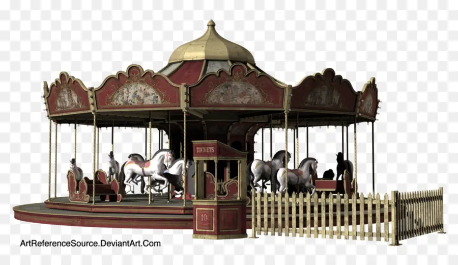 Carrousel，Amusement PNG