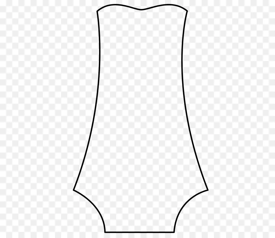 Silhouette De Robe，Mode PNG