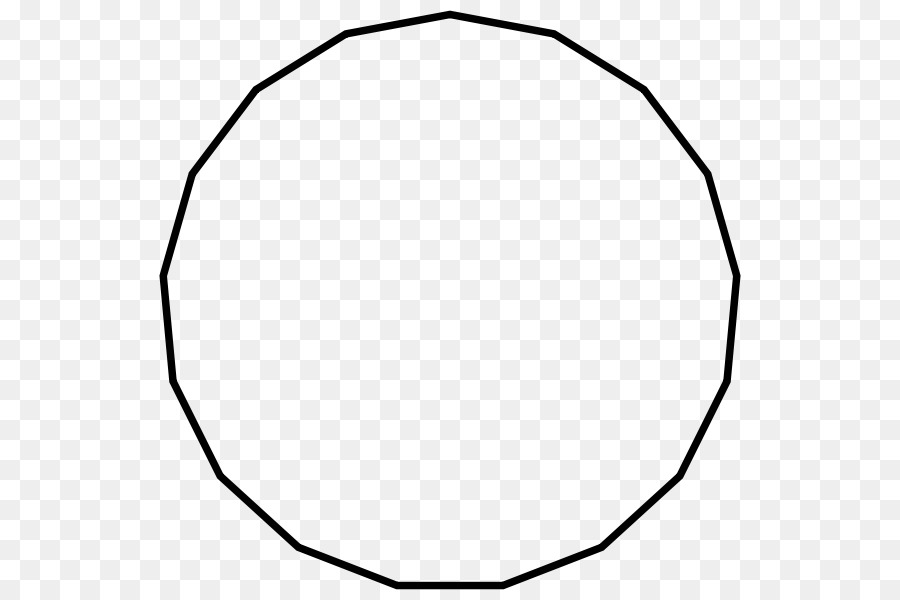 Polygone Régulier，Pentadecagon PNG