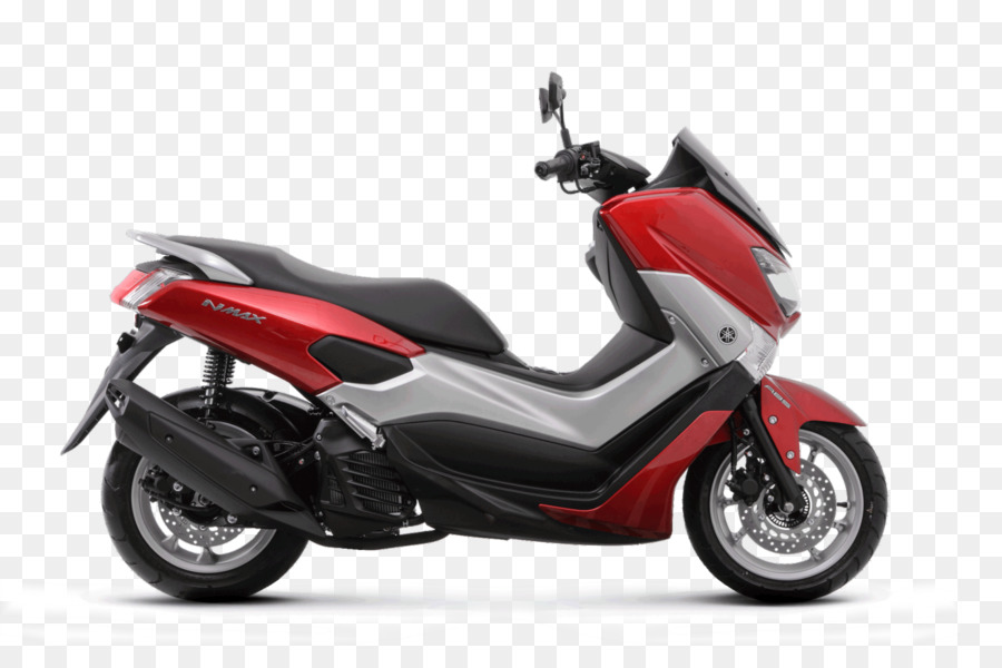 Moto Rouge Et Noire，Scooter PNG