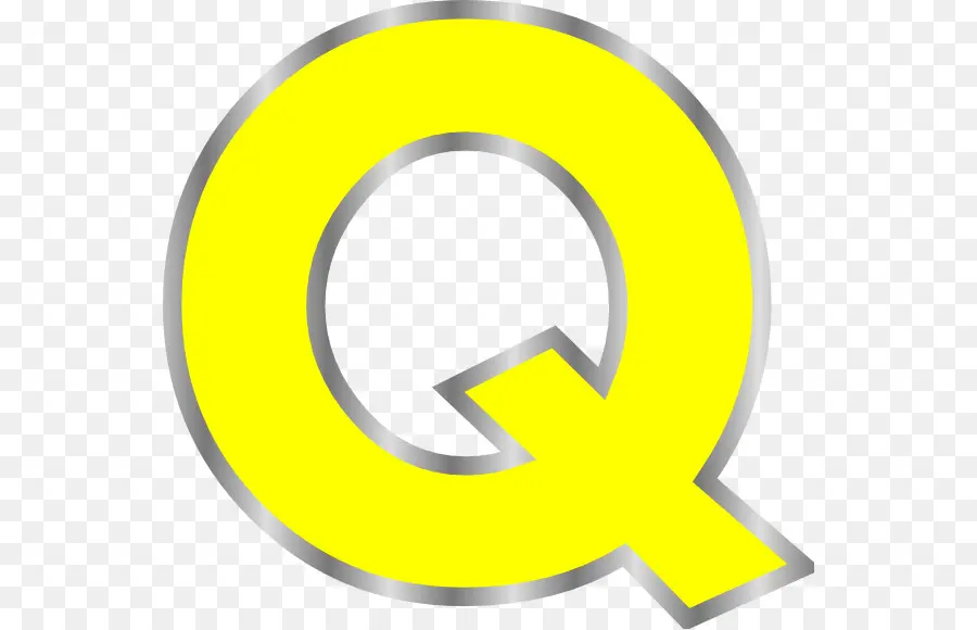 Jaune Q，Alphabet PNG