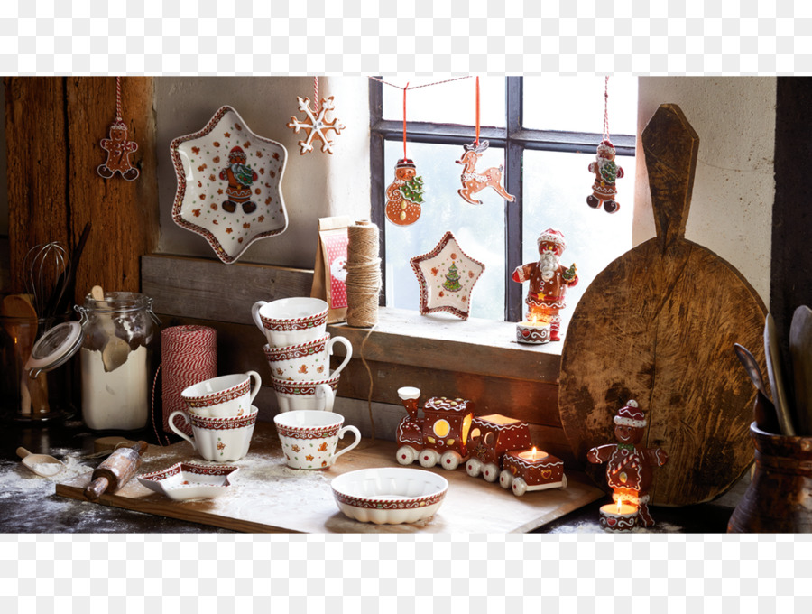 Décorations De Noël，Pain D'épice PNG